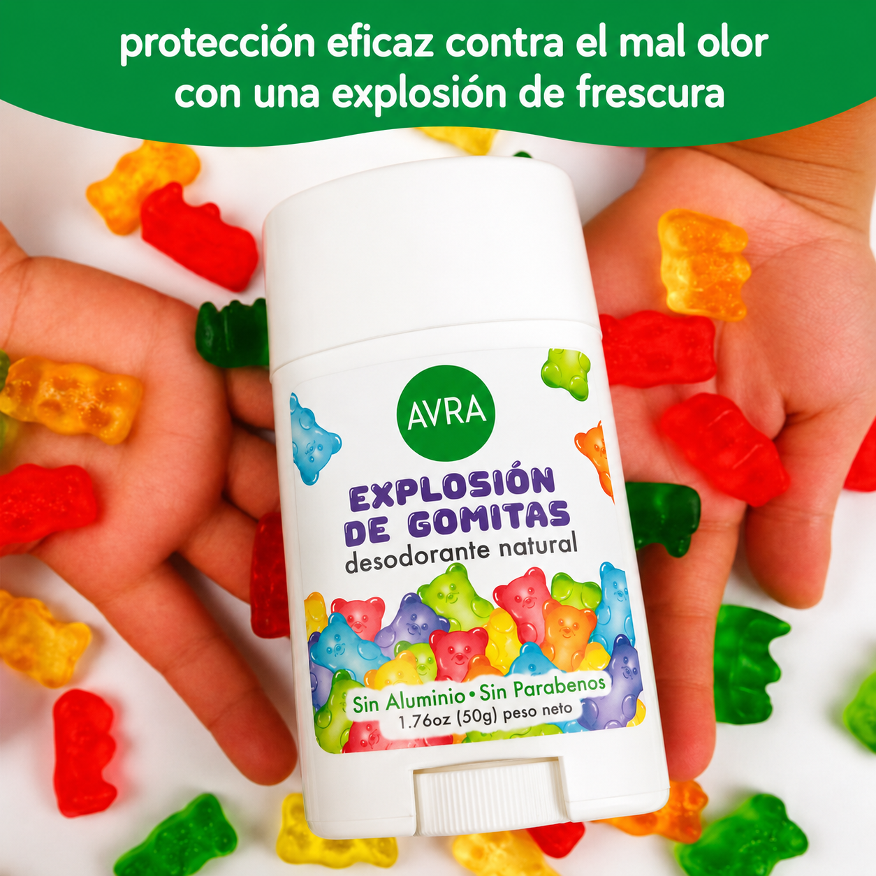 Desodorante Natural AVRA para Niños y Adolescentes